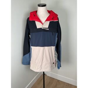 Obermeyer M Stelbis Anorak Jacket Colorblock Pullover‎ Mens Medium